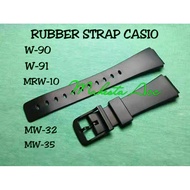 CASIO W-91 Watch Strap CASIO W-91 WatchTALI/ RUBBER STRAP CASIO W91