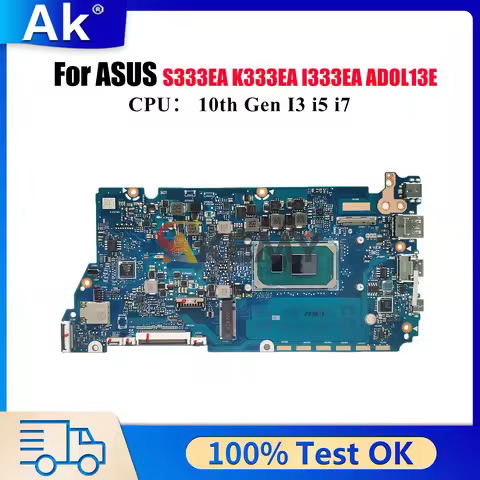 X321EA Laptop Motherboard For ASUS VivoBook X321EA S333EA I333EA X321E ADOL13E K333EA Notebook Mainb