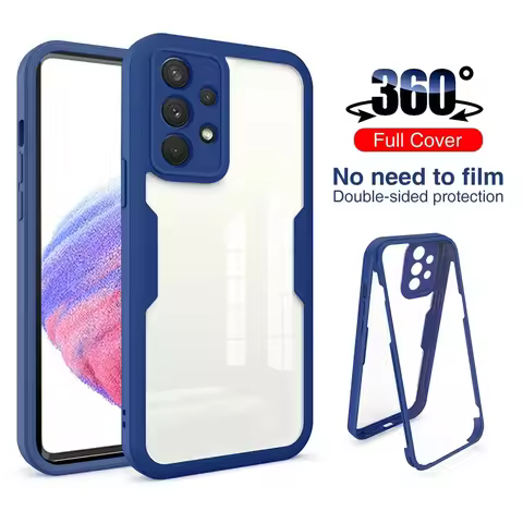 Luxury 360 Full Body Cover Case For Samsung Galaxy A54 A53 5G A34 A13 A52 A33 A51 A12 A52S A71 A32 S