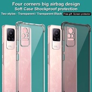 小米 XIAOMI Civi  --- IMAK 全包防摔軟套-氣囊版 (四角加厚 TPU) 透明 手機軟套 保護殼 +送 透明保護膜 Mon貼 Shock-Resistant Case (Airba
