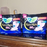 laurier relax night 35cm 12 pads // softex