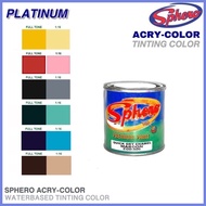 ◿ ◱ ☍ 1/4L | Sphero Latex Acry-Color | Waterbased Tinting Color | Paint Colorant