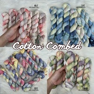 KATUN Combed Cotton Yarn Combed Cotton Yarn Cotton Yarn/ OMBRE Hand Dyed Combed Yarn/ Soft Cotton Ya