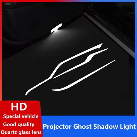 1 Pair For TOYOTA FORTUNER SW4 (2017-2022) Car HD LED Door Warning Light Projector Ghost Shadow Last