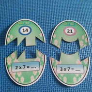 Egg Puzzle (Multiplication and Division Eggs)