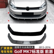 Sesuai untuk lip depan Volkswagen Golf 7, spoiler depan versi standard Golf MK7, spoiler Golf 7, aks