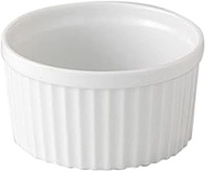 Set of 10, White, 3.5 Soufflé, 3.5 x 1.9 inches (8.9 x 4.7 cm), 7.5 fl oz (210 cc, 133 g), Pie Dish,