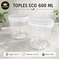 ALCMART 600ml Jar Diameter 9.5cm, Economical 600ml Tube Jar D 9.5cm