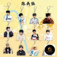 Tran Dich Hang TF4 TF Family idol mica keychain in acrylic decor lovely decoration