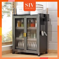 Siv 2/3-Tier Dish Rack Dish Drainer Dish Cabinet Kitchen Countertop Plate Organizer Storage Shelf