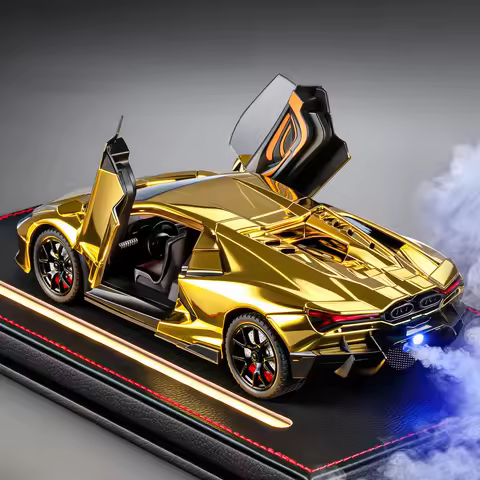 Spray 1:24 Lamborghini Revuelto Countach LP500S Supercar Alloy Metal Diecast Model Car Home Trendy A