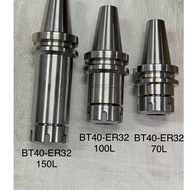 BT40- Install ER32 collet with high precision 0.005. BT40-ER16, BT40-ER20, BT40-ER25, BT40-ER32, BT4