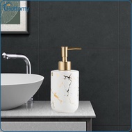 Empty Refillable Ceramic Soap Dispenser 300ml Marble Pattern Liquid Soap Shampoo Container Pump Bott