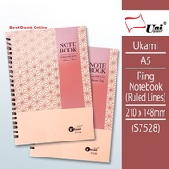 UKAMI PP A5 Ring Notebook [S-7525], [S-7526], [S-7528]