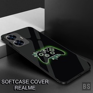 HP ( MK16 GAMERS ) Softcase Glossy Realme C55, C33, C31.C30,C61,C63,C65,C67 4G,C75 Case Glitter Glas