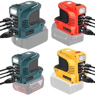 180W Portable Inverter for Dewalt 20V Battery To AC 110V/220V, Fast Charging Power Adapter Charger w