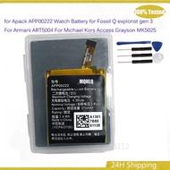 Battery for Apack APP00222 Watch Battery for Fossil Q explorist gen 3 For Armani ART5004 For Michael