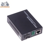 ziyunshan 1PCS Gigabit SFP Media Converter 1 SFP To 1 RJ45 Transceiver 10/100/1000M Fiber Optic Swit