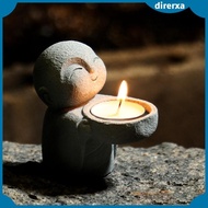 [Direrxa] Buddha Statue Candlestick Resin Figurine Candle Stand Tealight Candleholder