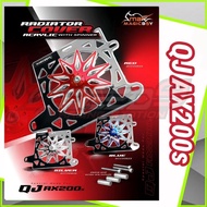 MAGICBOY RADIATOR SPINNER COOLANT COVER QJ AX200 AX200S cover tangki air
