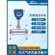 Meter Display Pipe Oxygen Digital Natural Gas Meter Quality Flow Meter Gas Insert Nitrogen Compressi