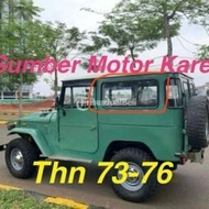 FJ40 Onepiece Hardtop Side Glass Rubber