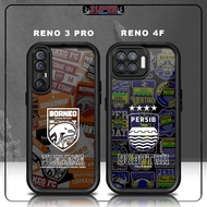 Case hp For SoftCase hp For Black Glass Premium OPPO RENO 3 PRO RENO 4F LIGA1Design