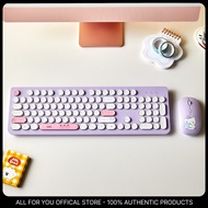 [BUTTER SHOP] BT Butter Family Wireless Keyboard & Mouse Set – Purple