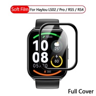 Full Cover Screen Protector For Haylou Watch RS5 RS4 Plus RS3 S8 LS02 Pro GST Lite SmartWatch 3D Cur