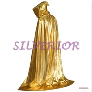 Gothic Hoodie Cloak Clothes Witch Vampire Dracula Drakula Cape Halloween Gold