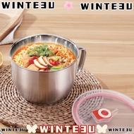 WINTE3U Noodle Bowl, 1.8L 316 Stainless Steel Bento Lunch Box, Durable Heat Resistant Insulated Leak