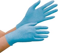 Midori Anzen Berte 780N Nitrile Dispo Gloves, Anti-Slip, Powder Free, Blue, M, 100 Sheets (Thin)