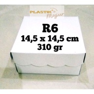 White R6 Cake Box IVORY White R6 Cake Box/ IVORY