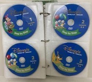 寰宇迪士尼美語 step by step DVD 拆售　每片398元　主課程 Disney 寰宇家庭　英文　英語 教材