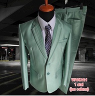 1 stel jas Wardah semi woll kilap jas wedding jas nikah jas pernikahan jas kawin jas akat nikah jas 