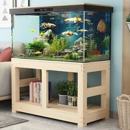 HY-6/Solid Wood Fish Tank Shelf Pine Multi-Layer Set Tank Shelf Floor Shelf Customized Aquarium Base Cabinet Base Aquari