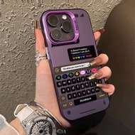 Luxury Cartoon Chat Page APP Pattern Matte Fashion Brand Phone Case for iPhone 11 12 Pro Max 7plus 8
