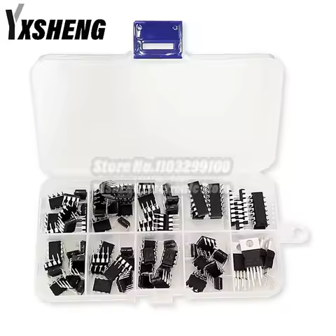 85PCS/Set Integrated Circuit DIP IC JRC4558 LM358 LM386 LM324 LM393 LM339 NE5532 UA741 TDA2030 TDA28