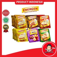 Energen 1 Renteng / 10pcs Product Indonesia 🇮🇩 Minuman Cereal Susu Chocolate Vanilla Kacang Hijau Ja
