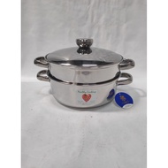 Bima 24 Cm Pot & Steamer with Cover (24 Cm Bima Pot and Steamer)