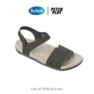 Scholl รุ่น Lilian 2F-2740 รองเท้าสกอลล์ของแท้ รองเท้าสุขภาพ สวมใส่สบายและทนทาน