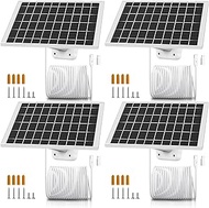 4-Pack Solar Panel Camera Charger Fit for Security EufyCam 3/3C s300/2,2 Pro, 2C, 2C Pro,c210,s330,s