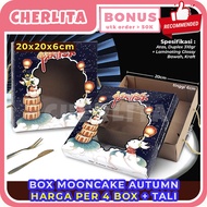 Box Mooncake Dus Kotak Kue Bulan Kelinci Hampers Mid Autumn Isi 4