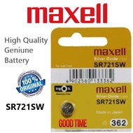 MAXELL ORIGINAL SILVER OXIDE SR721SW BATTERY