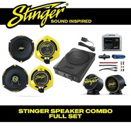 Set Kombo Speaker Stinger Plug & Play untuk Perodua | Stinger Speaker Combo Set Plug & Play Perodua