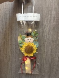 特價‼️全新現貨畢業男仔花束💐太陽花🌻針織花🌸有燈💡有袋仔