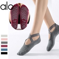 [alo][Authentic]alo yogaYoga Boat Socks Indoor Non-Slip Sports Socks Sweat-Absorbent Breathable Fitn
