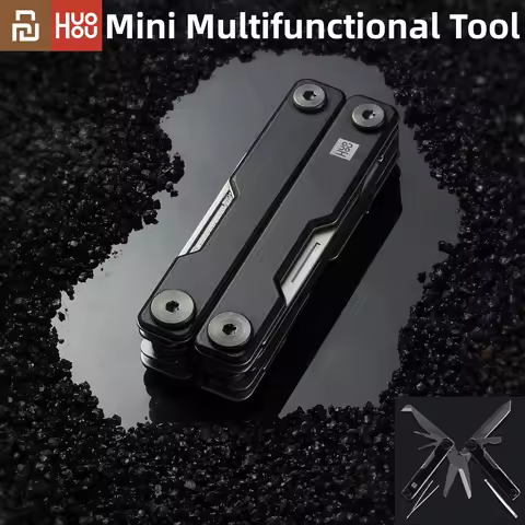 Youpin HUOHOU Portable Folding Knife Multi-function Scissors Keychain Multi-tool Mini Outdoor Suppli