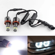 2 Keping Lampu LED Angel Eyes Canbus untuk BMW E60 E61 E63 X5 E70 X6 E71 E90 E91 E92 E93 M3 E89 E82 