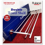 Rubine Double Towel Shelf RBA-SU-08B-SS